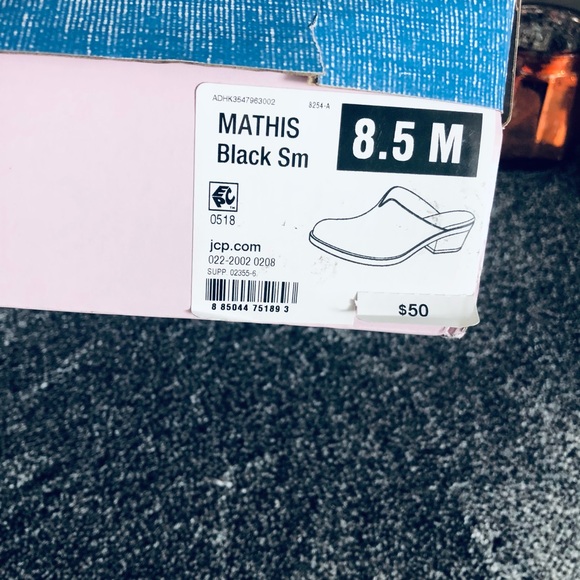 POP BRAND BLACK Heeled Mules/ Clogs-/// sz. 8.5 - Picture 2 of 8